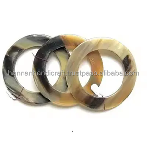 Brazalete de Cuerno de Búfalo de Primera Calidad, Hecho a Mano, Estilo Antiguo, para Mujer, Joyería Ecológica de Moda de la India, Estilo Occidental - Product Image 1