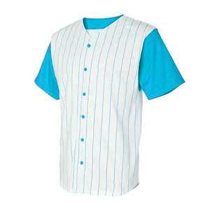 Venta al por mayor conjunto de uniformes precio barato sus propios diseños hombres personalizado sublimado mejor béisbol y softbol desgaste camiseta de béisbol - Product Image 4