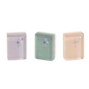 Cartas de juego portátiles de acrílico con purpurina, transparentes, estilo clásico, uso universal, baraja de juego de azar - Product Image 3