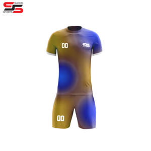 Maillot de football personnalisé imprimé de sublimation complète, ensemble d'uniformes de football pour hommes, kit d'entraînement de football, uniformes de football pour les jeunes - Product Image 4