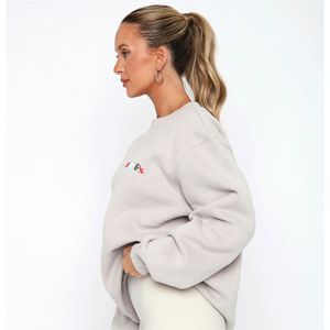 Sweat-shirt à col rond personnalisé pour homme et femme, en coton uni, pour l'hiver, avec logo personnalisé, fabriqué par le fabricant, 2024 - Product Image 2