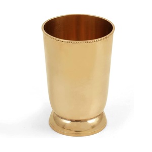 Espejo pulido brillante de cristal de latón respetuoso con el medio ambiente para beber vidrio de Metal decorativo para uso doméstico o hotelero - Product Image 1