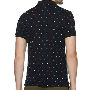 Haute qualité 100% coton hommes à manches courtes pour T-shirts polo conception personnalisée Logo impression en gros OEM tissu chemises pour Golf f - Product Image 4