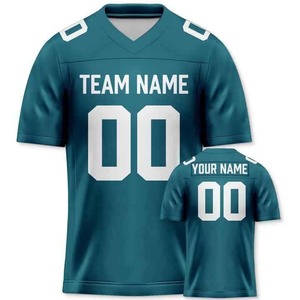 Service OEM de haute qualité conception personnalisée maillot de football américain à séchage rapide 100% polyester sublimation à bas prix à vendre - Product Image 4