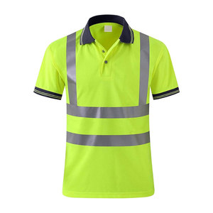 Polo de Seguridad Industrial Unisex de Alta Visibilidad, Fluorescente, Térmico, Ajustado, de Poliéster - Product Image 3
