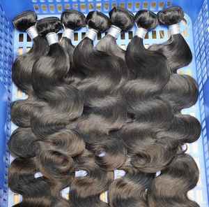 Bundles de cheveux humains non transformés liés à la main à une extrémité saine EXTENSION DE CHEVEUX BOUCLÉS DROITS PERUVIENS Sans enchevêtrement Fabricant direct - Product Image 2