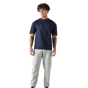 Camiseta 100% Algodón para Hombre, Corte Holgado, Fabricante OEM ODM al por Mayor, Impresión de Logotipo Personalizado, Alta Calidad - Product Image 4