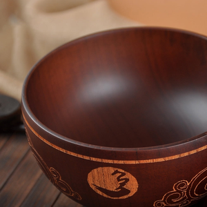 ชามแป้งไม้ขนาดเล็กชามผสมสลัดงานฝีมือทำจากไม้เป็นมิตรกับสิ่งแวดล้อมสำหรับตกแต่งงานปาร์ตี้ผู้ค้าทันที - Product Image 1