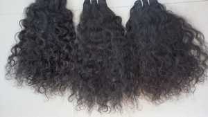 Grade Remy indien cheveux humains tissage Extensions printemps Curl style naturel noir et brun séduisant cheveux bouclés - Product Image 6