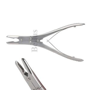 Manual hueso Rongeur acción compuesta 23cm instrumento quirúrgico ortopédico Acero inoxidable 15 grados lado en ángulo 3mm 8mm mordida - Product Image 1