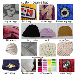 HK48 Venta al por mayor de acrílico 2 tonos personalizados de gran tamaño de punto de diamantes de imitación de invierno de punto Jacquard Beanie Sombreros para mujer - Product Image 5