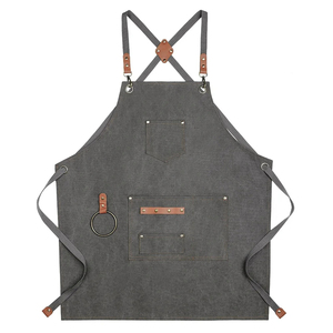 Custom Wholesale Polyester Cotton <b>Adult</b> Cooking Kitchen Sublimation Printed <b>Apron</b> Custom Logo - Product Image 2