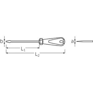 Tournevis à fente Stahlwille 3K DRALL pour atelier - Product Image 2