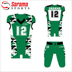 Uniforme de Fútbol Americano para Hombre, Personalizado con Logotipo Impreso, 100% Poliéster, Número Personalizado, Servicio OEM, Muestra Disponible - Product Image 2