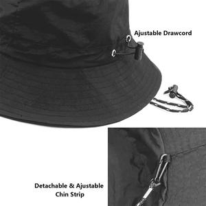 Chapeaux seau à logo personnalisé avec impression brodée Streetwear d'été en plein air Protection solaire mode Fabricant OEM ODM - Product Image 2