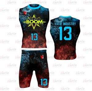 2024 diseño personalizado sublimación con capucha uniforme de fútbol americano conjunto transpirable 7V7 y 7on7 para niños - Product Image 1