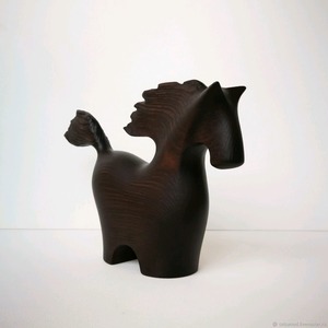 Adornos para el hogar y la Oficina estatua de estatuilla de caballo de madera estatuas de animales pequeños Decoración de mesa escultura de madera - Product Image 2