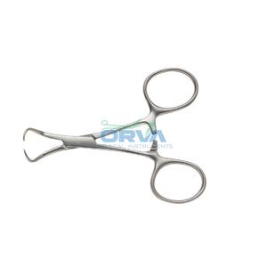 Pince à serviette Backhaus de haute qualité certifiée CE, 14 cm, en acier inoxydable, pince chirurgicale, instrument de classe II - Product Image 4