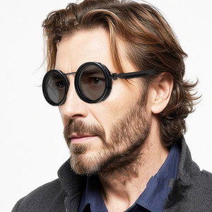 Nouvel Arrivage 2026 – Lunettes de Soleil Rondes Polarisées UV400 avec Filtre ND Réglable 1-9 et Logo Personnalisé pour Hommes, Idéales pour la Conduite et la Pêche - Product Image 1