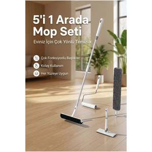 Juego de Mopa Mágica Telescópica 5 en 1 con Cabezal de PVA y Microfibra - Product Image 3