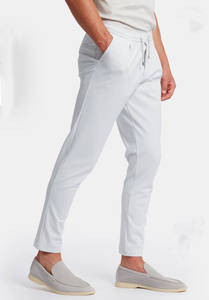 Pantalones de chándal de algodón de gran tamaño con logotipo personalizado para hombre - Product Image 5