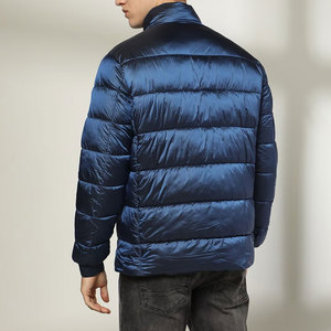 OEM Diseño Puff Abrigo acolchado de gran tamaño de los hombres de la burbuja de los hombres brillante Chaqueta Puffer MOQ bajo Chaqueta Puffer - Product Image 2