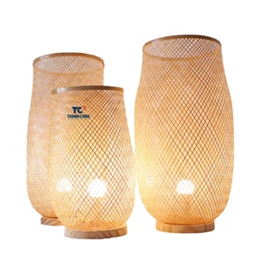 Nouveau design en osier et bambou bougeoir lanterne en bambou naturel pour la maison restaurant hôtel de Thanh Cong Craft - Product Image 1