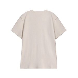 Unisex Custom Streetwear Soft Cotton Feel Simple Tee OEM and ODM available - Product Image 2