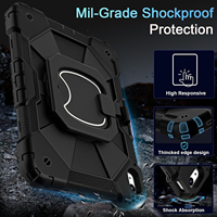 Funda Antigolpes para Tablet con Soporte Giratorio de 360° y Porta Lápiz para iPad A16 11.ª Gen. 11 Pulgadas 2025 iPad 10.ª Gen. 10.9 Pulgadas 2022