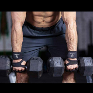 Guantes de entrenamiento de protección de palma completa con absorción de impactos para entrenamiento físico Guantes de entrenamiento de muñequera ajustables - Product Image 2