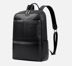 กระเป๋าเป้สะพายหลังสำหรับผู้ชายหนังควายแท้สไตล์วินเทจคลาสสิกสุดพิเศษมีซิปแฟชั่นเพื่อการศึกษา - Product Image 5