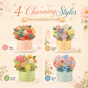 Tarjeta <span class=keywords><strong>de</strong></span> Felicitación 3D con Ramo <span class=keywords><strong>de</strong></span> Flores, Tarjeta <span class=keywords><strong>de</strong></span> Felicitación 3D Hecha a Mano con Corte Láser y Papel Dorado para el Día <span class=keywords><strong>de</strong></span> San Valentín y el Día <span class=keywords><strong>de</strong></span> la Madre - Product Image 3