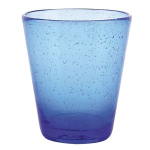 Bicchiere in Vetro Satinato Blu Notte Cancun 330ml, Articolo in Vetro Premium Lavorato a Mano - Product Image 1