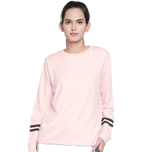 Venta caliente nuevo estilo logotipo personalizado para mujeres sudaderas de alta calidad de talla grande señoras de manga larga sudaderas de entrenamiento - Product Image 1