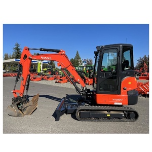 Nouvelle pelle excavatrice Kubota KX033-4, mini-pelle compacte sur chenilles, classe 3,3 tonnes, équipement de construction professionnel - Product Image 6