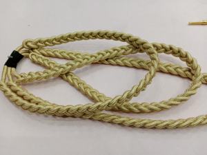 Aiguillettes en mylar doré de haute qualité, de premier ordre, pour accessoires d'uniformes tactiques, pièce décorative - Product Image 3