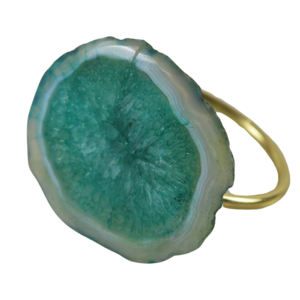 Anneau de serviette en agate de couleur personnalisée au design attrayant pour la maison, l'hôtel, les fêtes, les occasions et les cadeaux, vaisselle - Product Image 3