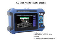 Mini OTDR portable 1310/1550nm avec écran LCD TFT 4,3 pouces, plage dynamique 28/26dB, testeur de câble à fibre optique pour l'installation FTTH