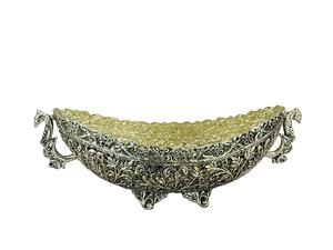 Bol de service tendance pour ustensiles de cuisine maison hôtel Restaurant Fruits secs bol de service en laiton doré vaisselle Antique bol de service - Product Image 1