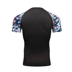 T-shirts de sport pour hommes, taille plus, coupe ajustée, respirants, lavés, logo sur le devant, athlétiques, pour la course à pied - Product Image 4