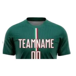 Camisetas de Fútbol Personalizadas con Nombre y Número, Sublimadas, 100% Poliéster, Secado Rápido, Transpirables, Unisex, Conjuntos de Fútbol para Equipos Adultos - Product Image 4