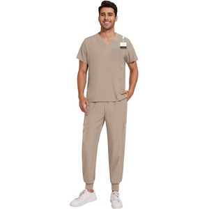 Ensemble de blouses médicales unisexes, uniformes d'hôpital, blouses d'infirmière, blouses d'allaitement, tissu en toile imperméable - Product Image 1