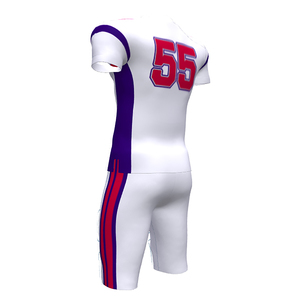 Vêtements de football américain pour jeunes Nouveau design à manches courtes Uniforme supérieur respirant et sain Ensemble de grande valeur - Product Image 2