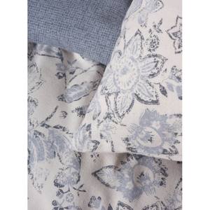 Ensemble de housse de couette en flanelle de coton double anthracite rubis - Product Image 2