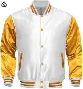 Chaqueta Universitaria Personalizada de Satén para Hombre, Ropa de Invierno con Decoración de Piel, Chaqueta de Invierno Impermeable y Transpirable - Product Image 3