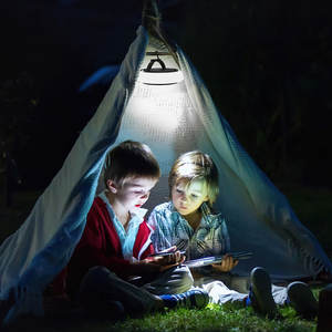 Nueva Linterna LED Portátil para Camping con Ventilador, Resistente al Agua, con Batería/Alimentación USB para Actividades como Escalada, Senderismo y Pesca - Product Image 1