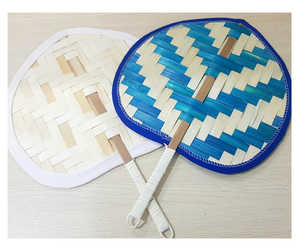 Ventilador de mano de bambú de lujo de proveedores de Vietnam-Ventilador de mano de bambú de alta calidad para la exportación con artesanía ecológica - Product Image 2