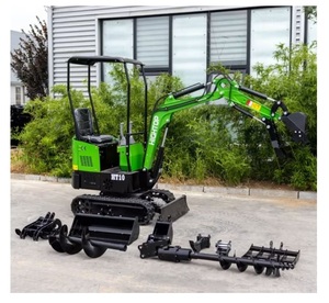 Mini-excavatrice HT10 pas chère à vendre, petite pelle sur chenilles haute performance pour la construction, à prix direct usine en gros - Product Image 4