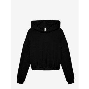 Bella Canvas 7506 MUJER CINCHED BOTTOM HOODIE Longitud media Boxy estampado de letras de gran tamaño, dobladillo suelto Sudadera con capucha de estilo de moda - Product Image 4