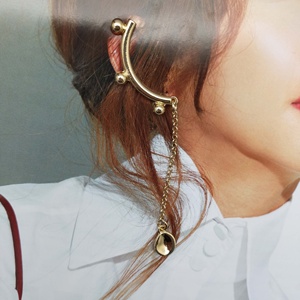 Joyería de moda de lujo para mujer Pendientes exquisitos chapados en oro de 14 quilates - Product Image 6